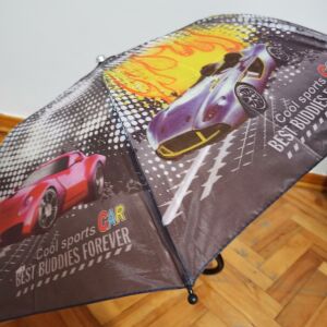 Renk ve Desen Garantisi Olmayan, Baston Saplı, Düdüklü Erkek Çocuk Şemsiyesi Açık Çap 90 cm