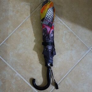 Renk ve Desen Garantisi Olmayan, Baston Saplı, Düdüklü Erkek Çocuk Şemsiyesi Açık Çap 90 cm