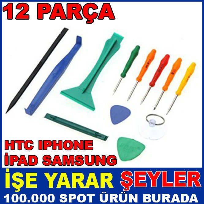12in1 iPhone,iPad,SAMSUNG PROFESYONEL TAMİR SETİ