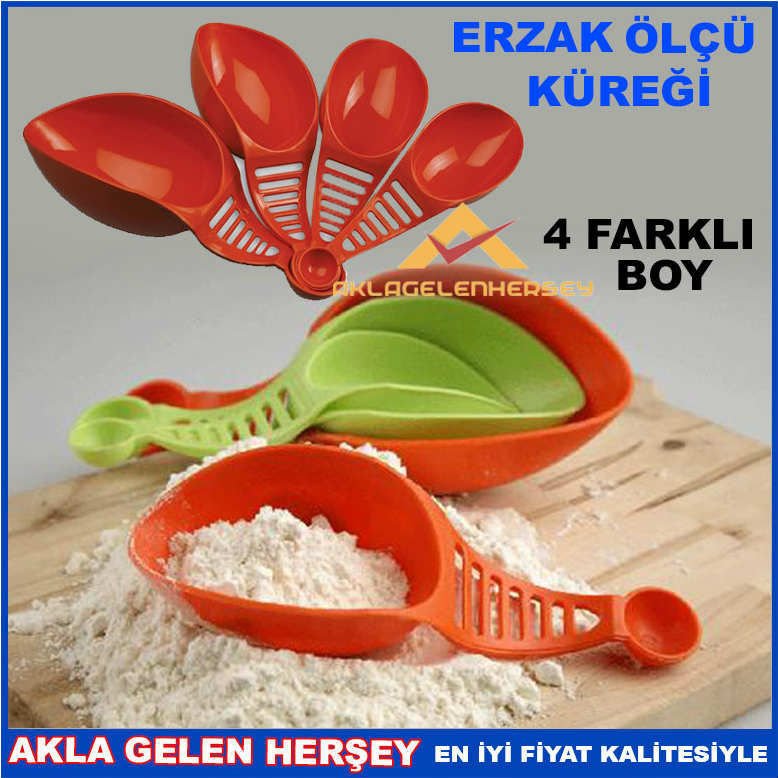 4 FARKLI BOY DIANA ERZAK VE ÖLÇÜ KÜREĞİ L-221