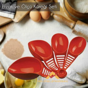 4 FARKLI BOY DIANA ERZAK VE ÖLÇÜ KÜREĞİ L-221