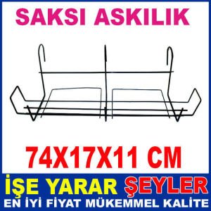 Balkon saksısı için sağlam askılık 74cm BÜYÜK BOY METAL TAŞIYICI BALKON SAKSI ASKILIĞI -2