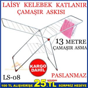 LAİSY 13 METRE KATLANIR ÇAMAŞIR KURUTMALIĞI KD