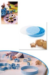 14 Parça Eğlenceli Pratik Hamur Şekillendirici Kurabiye Kalıbı