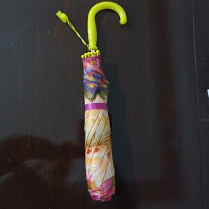 Renk ve Desen Garantisi Olmayan, Baston Saplı, Düdüklü Kız Çocuk Şemsiyesi Açık Çap 90 cm