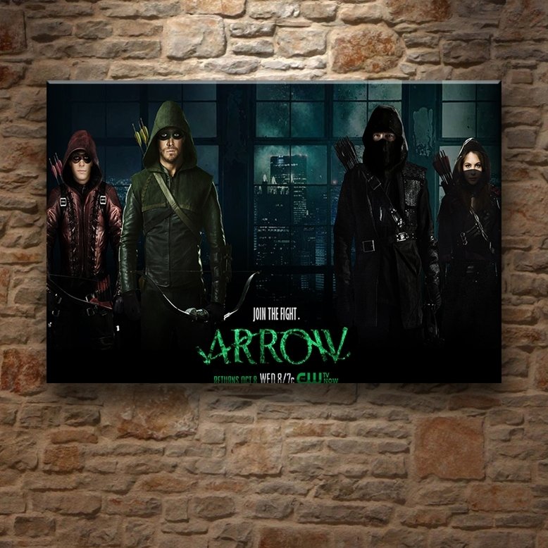 ARROW-DARK&DARKER 7 değişen ölçü ORİJİNAL KANVAS TABLO