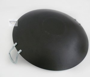 Büyükboy Yanmaz Teflon Kavurma Sacı Saçtava 42cm