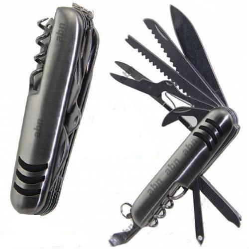 11 FONKSİYON PASLANMAZ ÇELİK ÇOK İŞLEVLİ İSVİÇRE TEKNOLOJİSİ ÇAKI