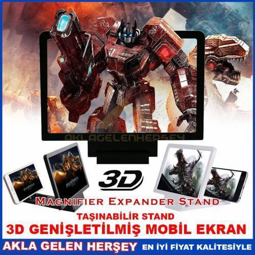 CEP TELEFONU İÇİN EKRAN 3 BOYUTLU GÖRÜNTÜYE ÇEVİREN SİHİRLİ EKRAN