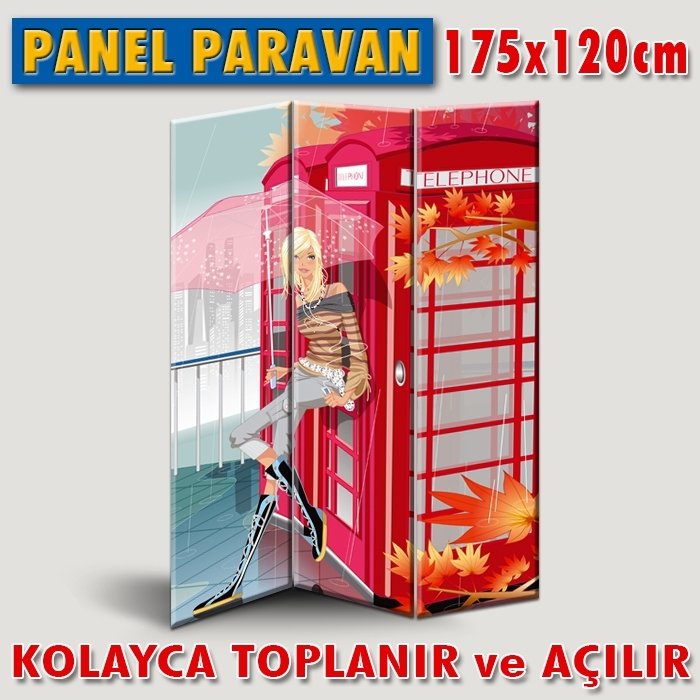 GÖRSELLİ KATLANIR PANEL BÖLME SİSTEMİ - GÜZEL KIZ