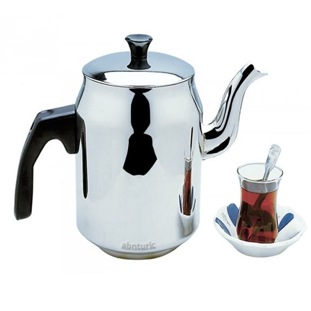 20 Bardaklık Demlik 1lt Paslanmaz Çelik Çay Kazan Kahveci Demliği Yaşam Boyu Garantili Özel Üretim