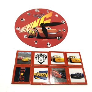 48 Parça Cars Eva Zeka Hafıza Oyunu Saatleri Öğreniyorum Oyunu Orjinal Disney Marka