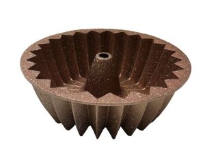 Döküm Alüminyum Granit Kaplama Kek Kalıbı 26cm Hızlı Isınan Yanmaz Yapışmaz Granit Yüzey Kek Kalıbı