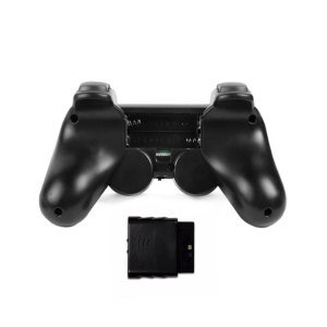 Kablosuz Titreşimli PS3/PS2 Joystick Oyun Kolu 2.4Ghz Fonksiyon
