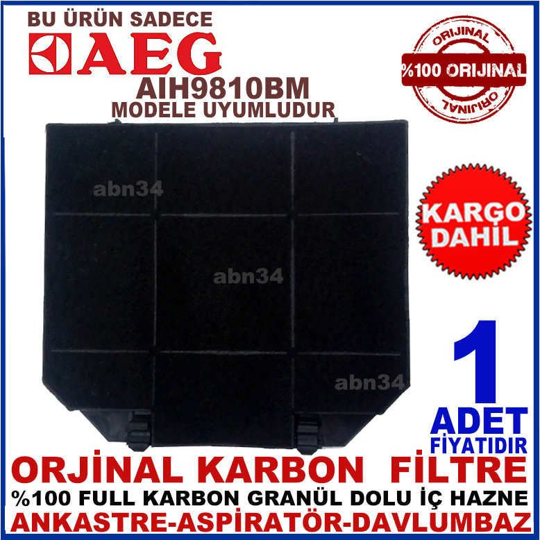 AEG X89264MI10 ANKASTRE DAVLUMBAZ ASPİRATÖR KARBON FİLTRESİ-1013