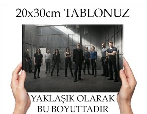 AOS- BÜYÜK AİLE 7 değişen ölçü ORİJİNAL KANVAS TABLO