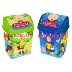 Plastik Caillou Çöp Kovası Klikli 25 cm x 16 cm Pratik Ekonomik