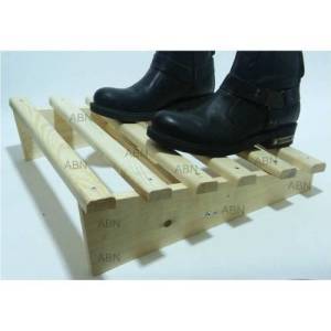 Betona Basmayıp Ayaklarınızı Yerden Kesin,Sağlıklı Yaşam için Masa Altı Ahşap Ayak Koruma Rampası