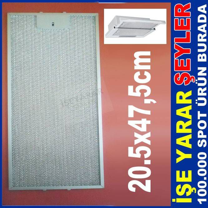 47,5X20,5cm MUTFAK ASPİRATÖR FİLTRESİ