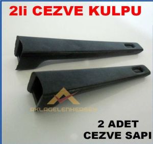 2 ADET KALİTELİ SERT SİYAH PLASTİK CEZVE KULPU