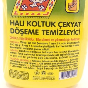 Elde Halı Koltuk Çekyat Döşeme Temizleyici Parfümlü Halı Şampuanı Halı Yıkama Deterjanı