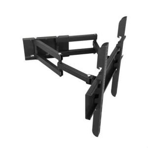 LCD-LED TV Plazma Büyük Boy Televizyonlar için Çift Kollu Hareketli Katlanabilir TV Askı Aparatı