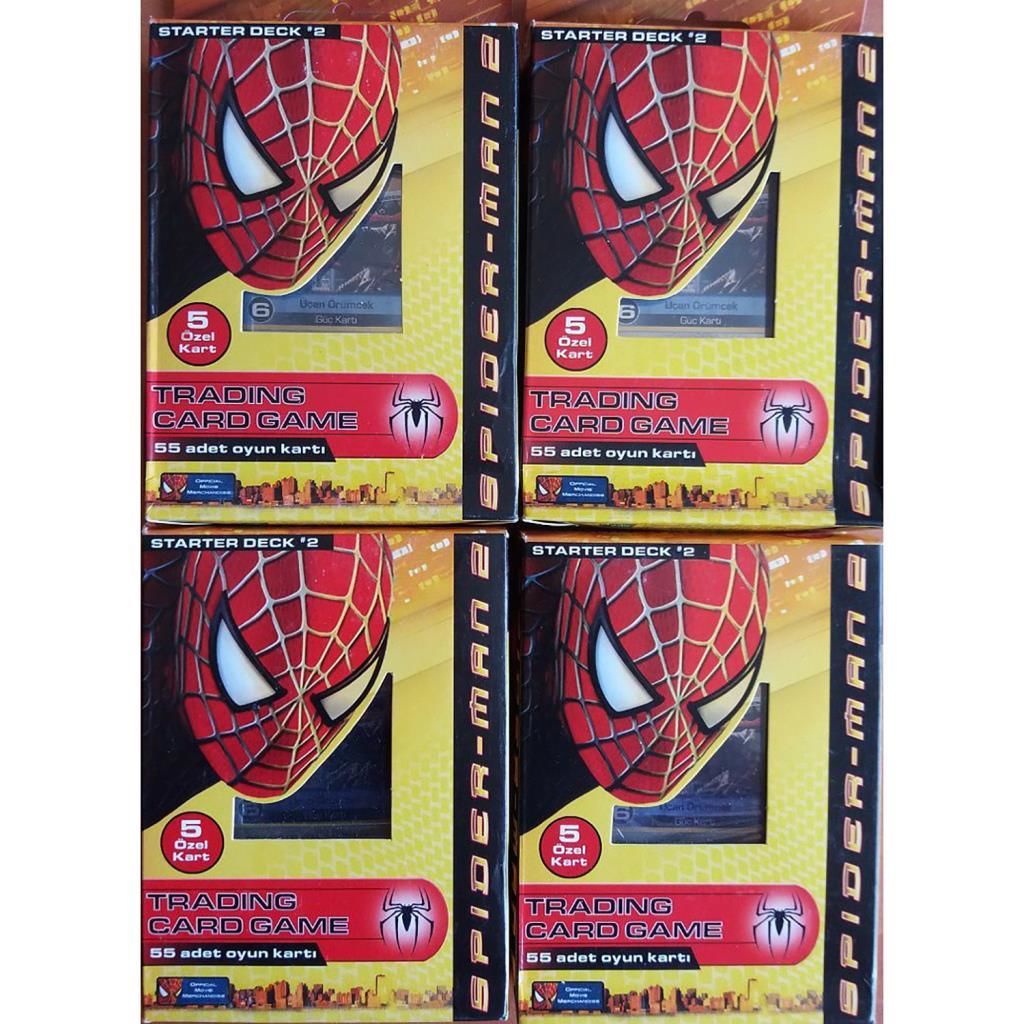 ÖRÜMCEK ADAM 55 ADET OYUN KARTI SPIDERMAN OYUN HALISI KİTAPÇIĞI