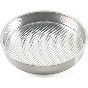 1.Kalite Paslanmaz Çelik Büyük Boy Çiğköfte Tepsisi 50cm Jumbo