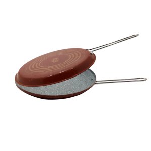 Taç Granit İkiz Tava Ø32cm Balık Tavası 2li Krep Tavası