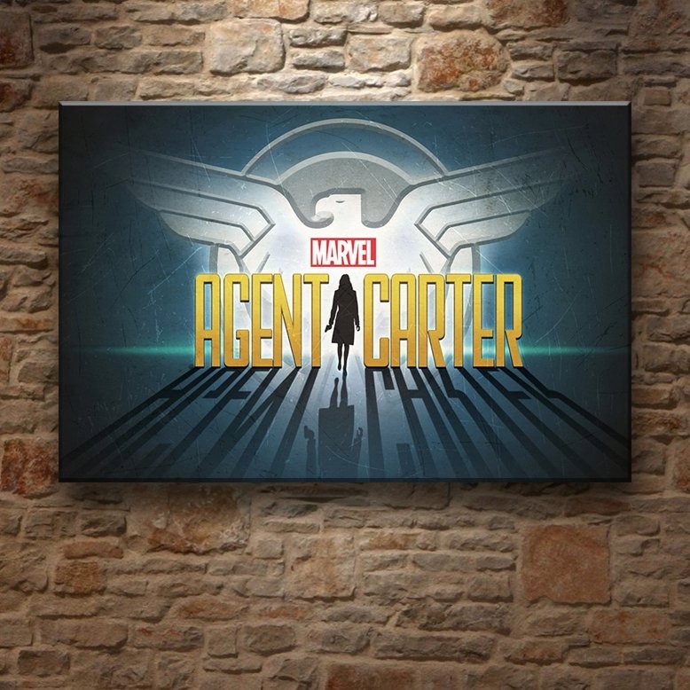 AGENT CARTER POSTER 7 değişen ölçü ORİJİNAL KANVAS TABLO