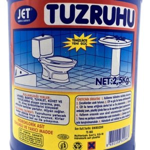 Tuzruhu Tuvalet Banyo Fayans Küvet Temizleme Güçlü Kezzap 2,5 kg