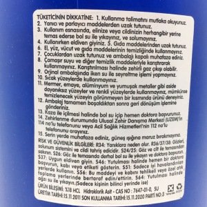 Tuzruhu Tuvalet Banyo Fayans Küvet Temizleme Güçlü Kezzap 2,5 kg