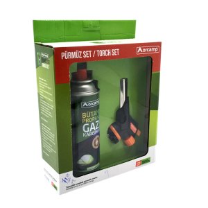 Orcamp Turbo Torch Kartuş Pürmüz Çakmak Seti Isı Alev Tabancası