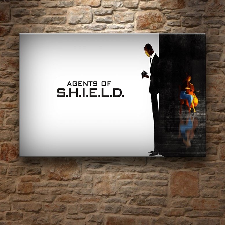 A.O.SHIELDS-COULSON 7 değişen ölçü ORİJİNAL KANVAS TABLO