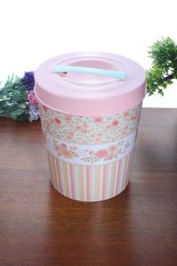 25 cm Pembe Plastik Loveq Patates Soğan Kovası  Sn-Sc314-Pm