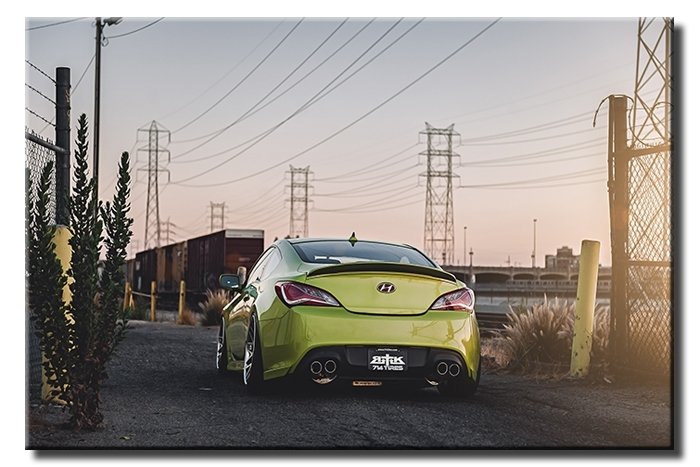 PUSLU HAVADA HYUNDAI 6 değişen ölçü ORİJİNAL KANVAS TABLO