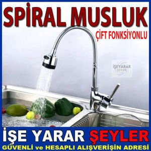 SPİRAL MUTFAK BATARYASI ARMATÜR 2 FONKSİYONLU