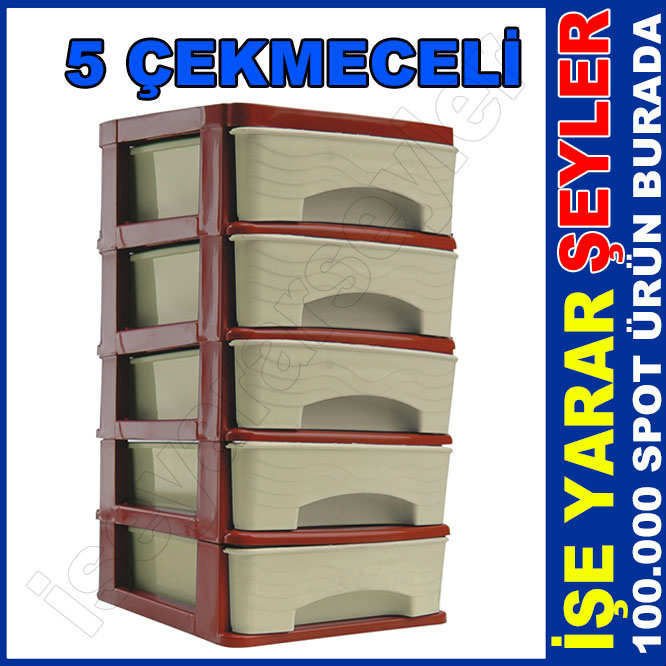 5 ÇEKMECE MİNİ KOMİDİN KÜÇÜK DOLAP 21x17 h:30cm