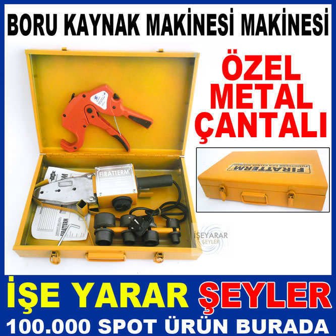 METAL ÇANTALI PVC PLASTİK BORU KAYNAK MAKİNESİ