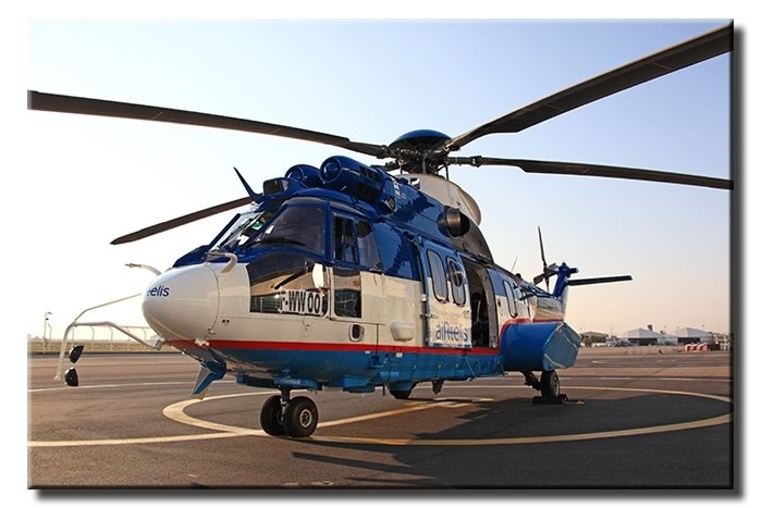 PUMA HELİKOPTERi 6 değişen ölçü ORİJİNAL KANVAS TABLO