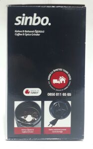 Sinbo SCM2934 Kahve ve Baharat Öğütücü