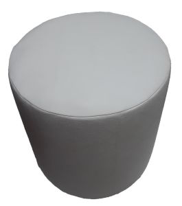 Kahverengi-Gri-Krem-Beyaz Renkte Süet 3 Ayaklı 33x33x42cm Tabure