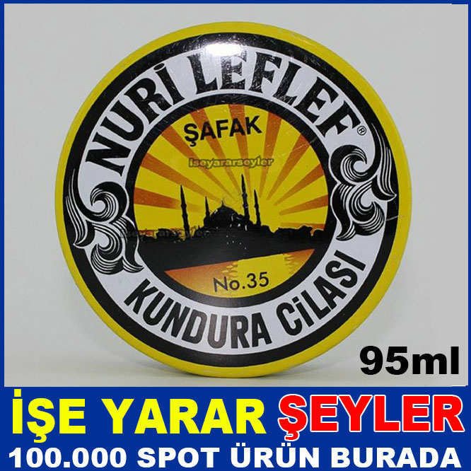NURİ LEFLEF ŞAFAK RENKSİZ KUNDURA CİLASI