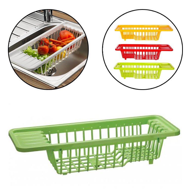 Lavaboya Takılan Sebze Meyve Yıkama Süzgeci Sepeti Gondol Lavabo İstasyonu Bulaşık Süzme Sepeti