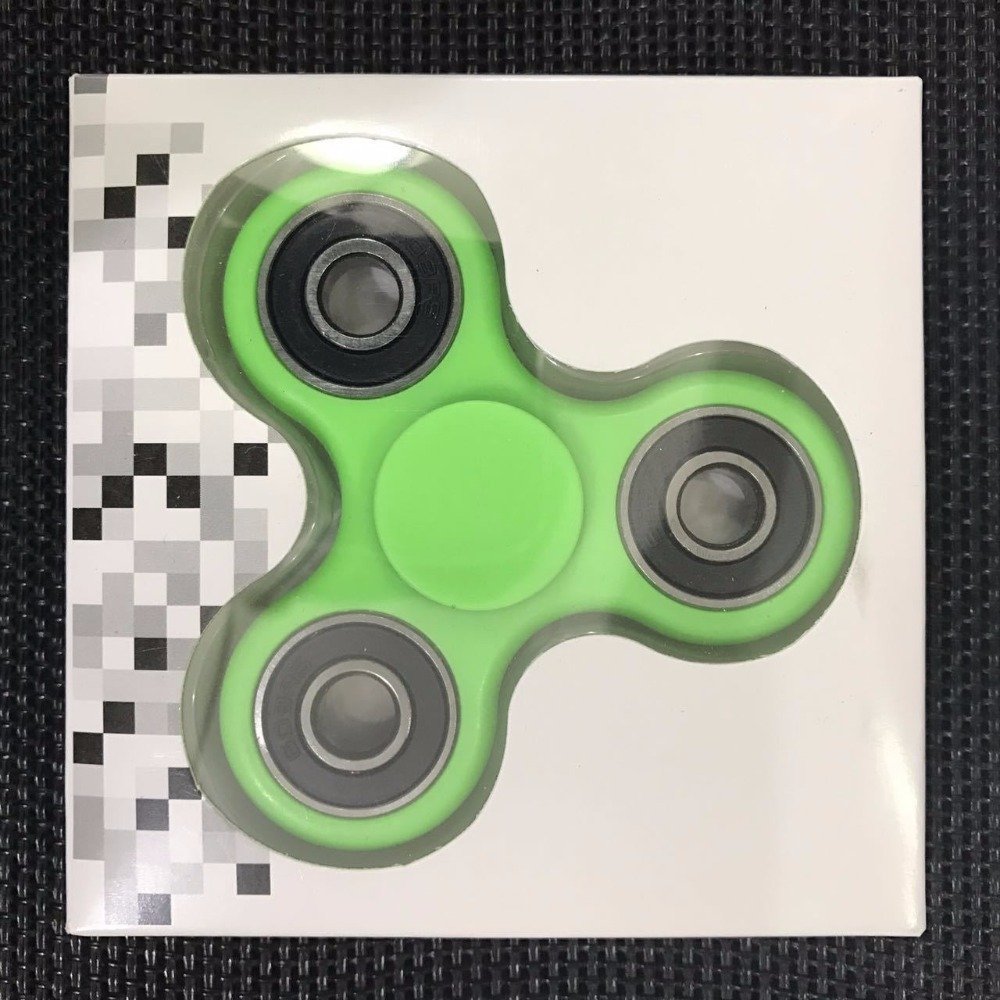 6 Farklı Renkli Orjinal Stres Çarkı Hand Spinner Eğlenceli Metal Rulmanlı Denge Çarkı Sitres Çarkı yeşil