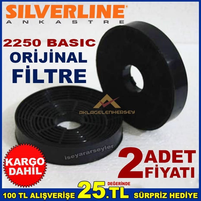 SILVERLINE 2250 BASIC ANKASTRE DAVLUMBAZ FİLTRESİ