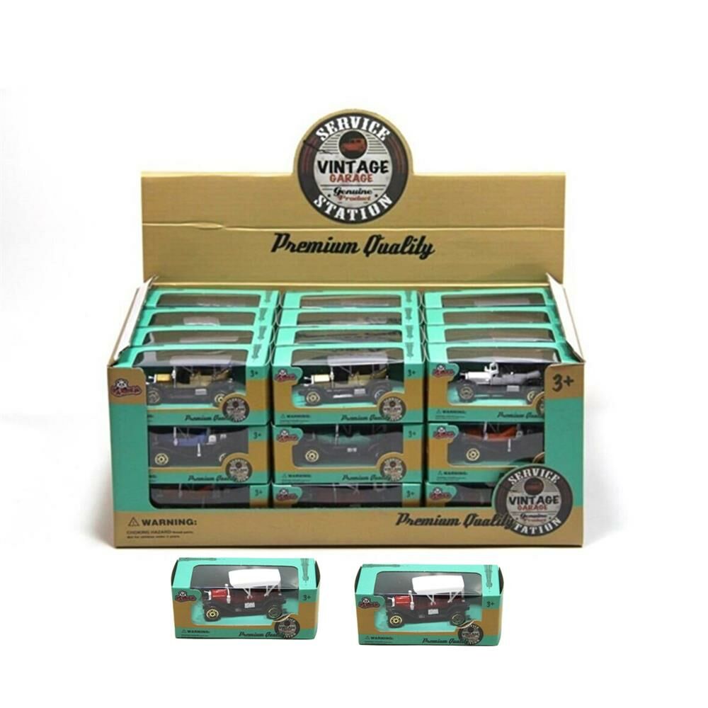 Kutulu 6cm Die Cast Klasik Otomobil