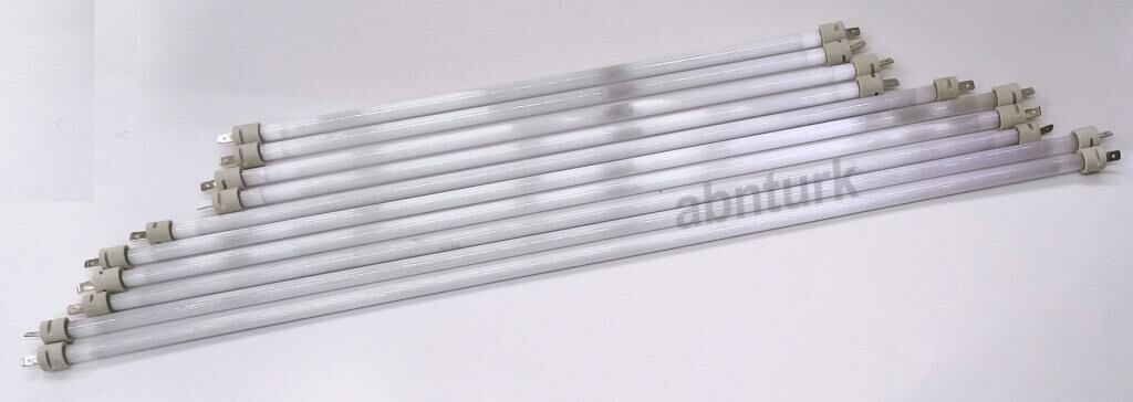 Yer tipi ve Şömine Sobalar için 700W Rezistans Teli ile 57cm Cam Taş Başlıklı Tam Hazır YedekParça