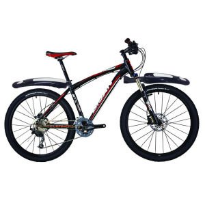 Ön ve Arka Bisiklet Çamurluğu 32cm Arka 37cm Ön Plastik Bisiklet Çamurluk Siyah Beyaz