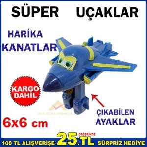 SÜPER UÇAKLAR HARİKA KANATLAR OYUNCAK UÇAK 6X6cm